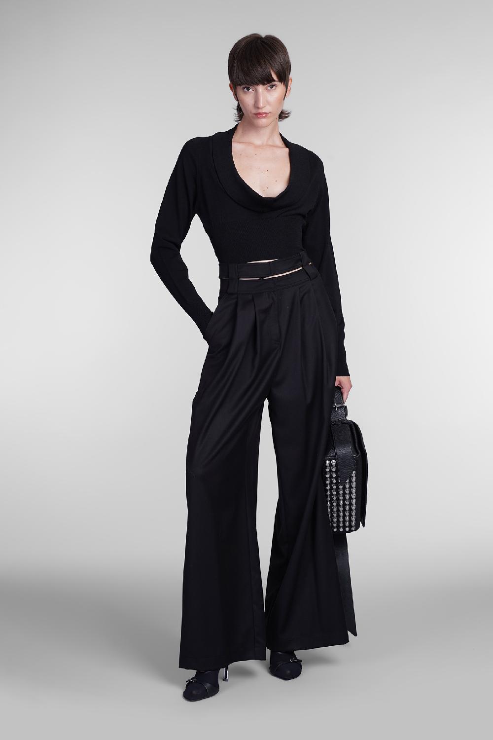 Deliberti Andreadamo Topwear In Viscosa Nera Cod. 404408 - Deliberti The Luxury Shopping