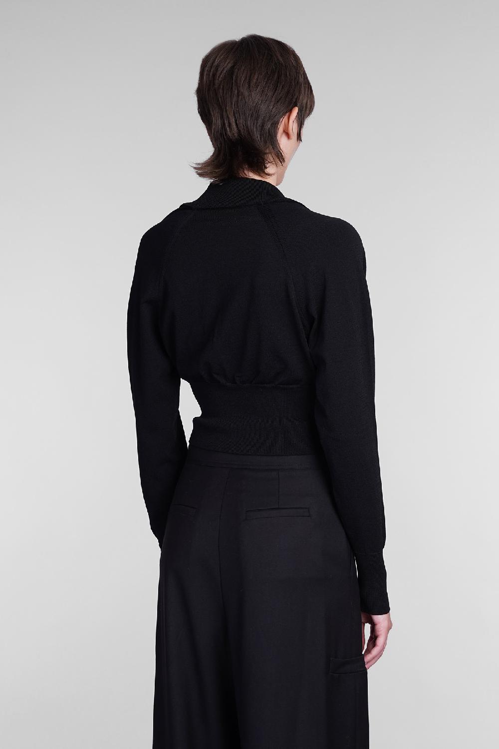 Deliberti Andreadamo Topwear In Viscosa Nera Cod. 404408 - Deliberti The Luxury Shopping