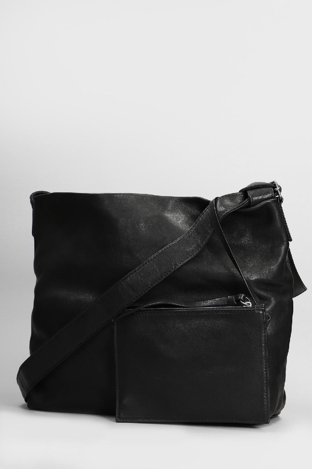 Deliberti Ann Demeulemeester Borsa A Spalla In Pelle Nera Cod. 406845 - Deliberti The Luxury Shopping