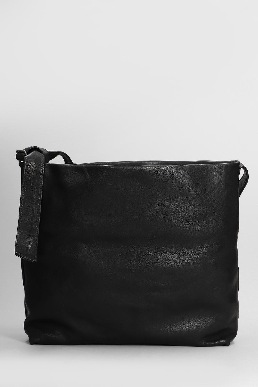 Deliberti Ann Demeulemeester Borsa A Spalla In Pelle Nera Cod. 406845 - Deliberti The Luxury Shopping