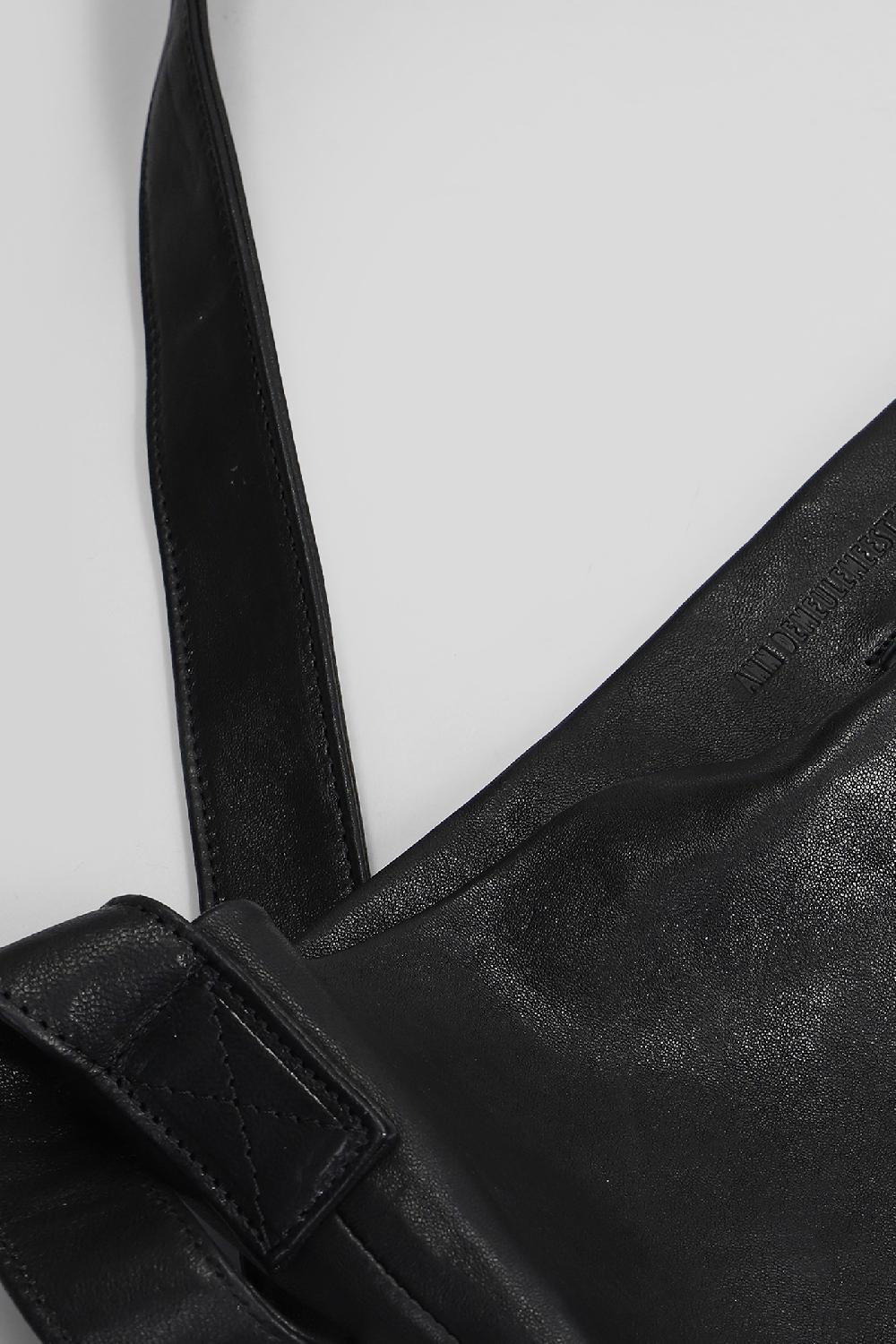 Deliberti Ann Demeulemeester Borsa A Spalla In Pelle Nera Cod. 406845 - Deliberti The Luxury Shopping