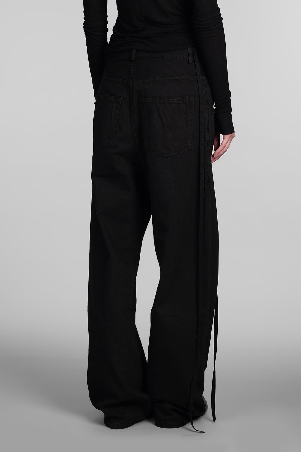 Deliberti Ann Demeulemeester Jeans Polly In Cotone Nero Cod. 406851 - Deliberti The Luxury Shopping