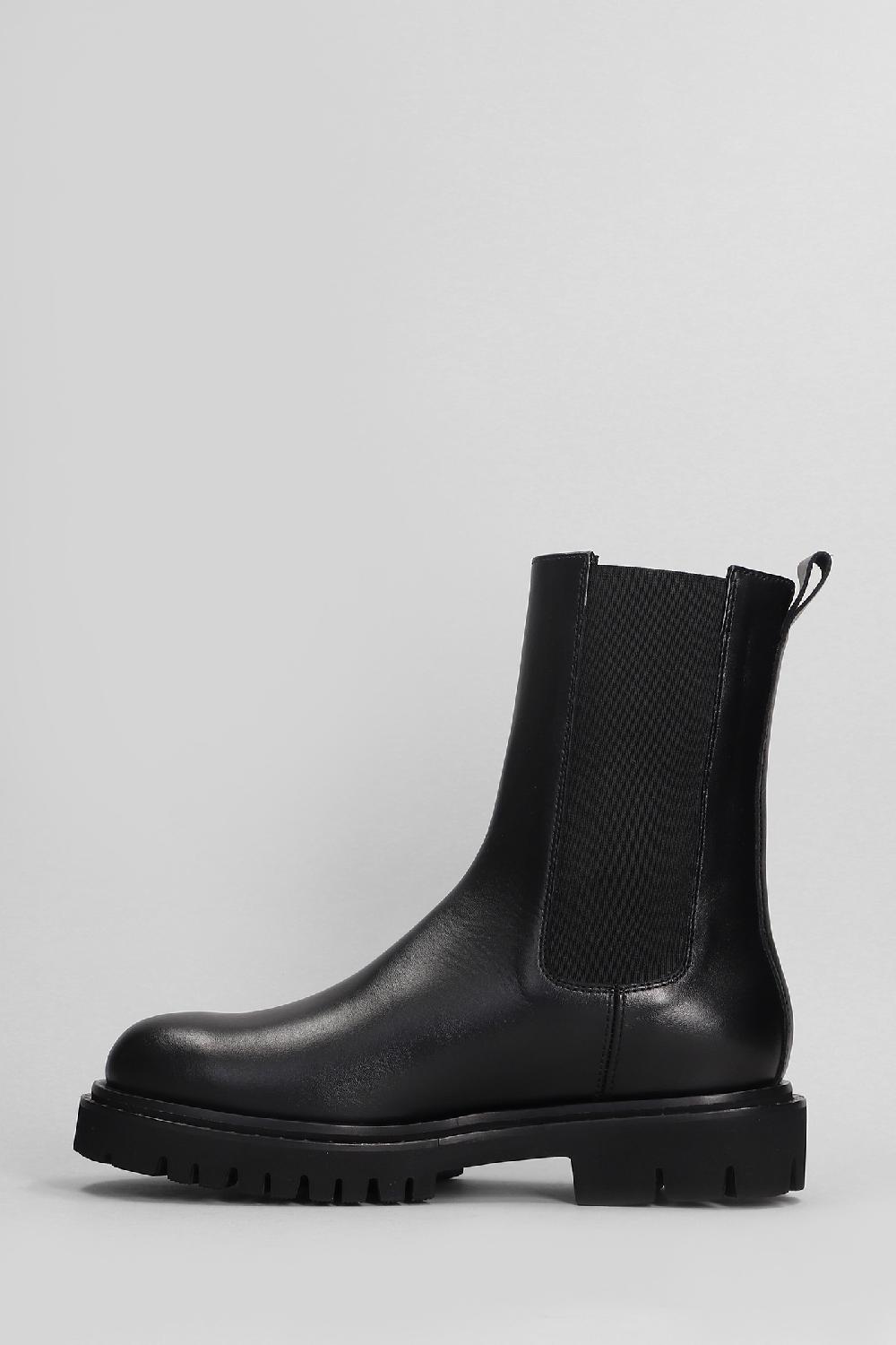 Deliberti Anna F. Anfibi In Pelle Nera Cod. 405565 - Deliberti The Luxury Shopping