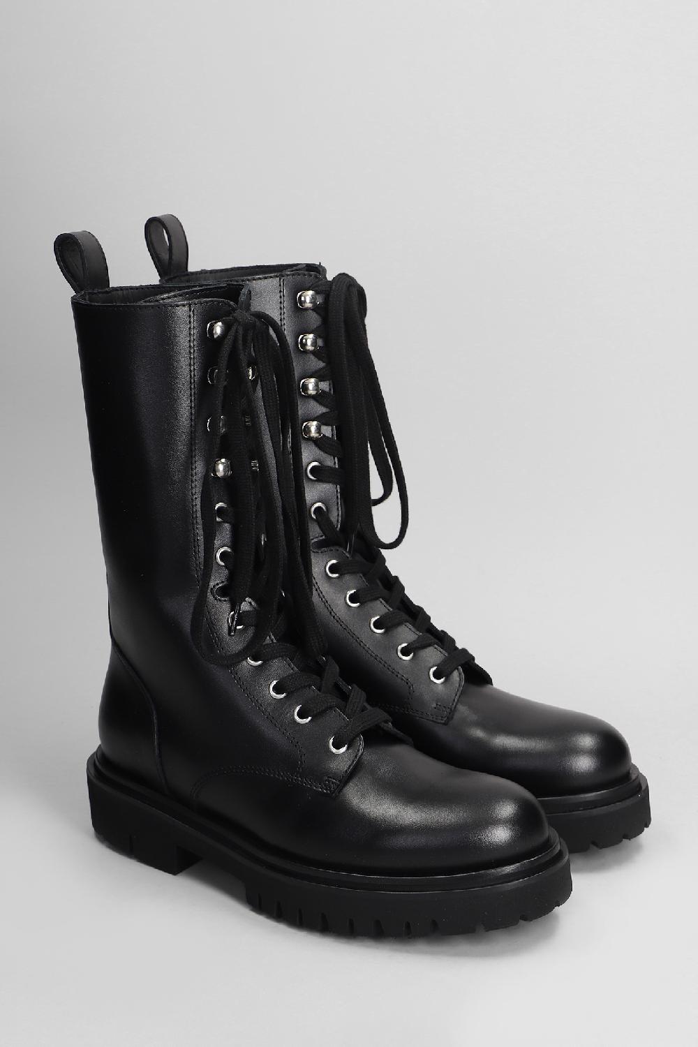 Deliberti Anna F. Anfibi In Pelle Nera Cod. 407435 - Deliberti The Luxury Shopping