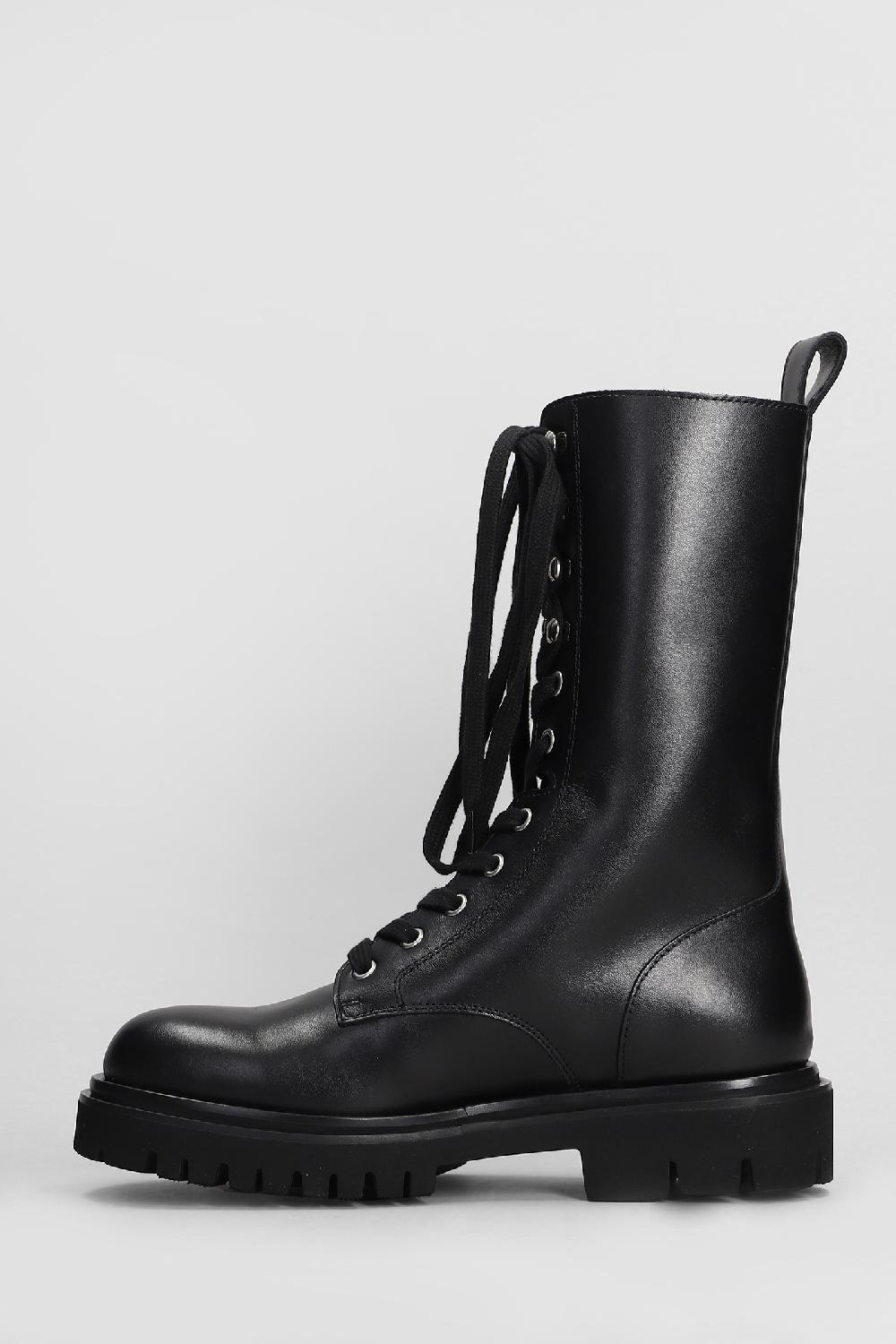 Deliberti Anna F. Anfibi In Pelle Nera Cod. 407435 - Deliberti The Luxury Shopping