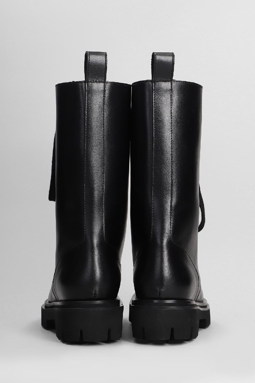 Deliberti Anna F. Anfibi In Pelle Nera Cod. 407435 - Deliberti The Luxury Shopping