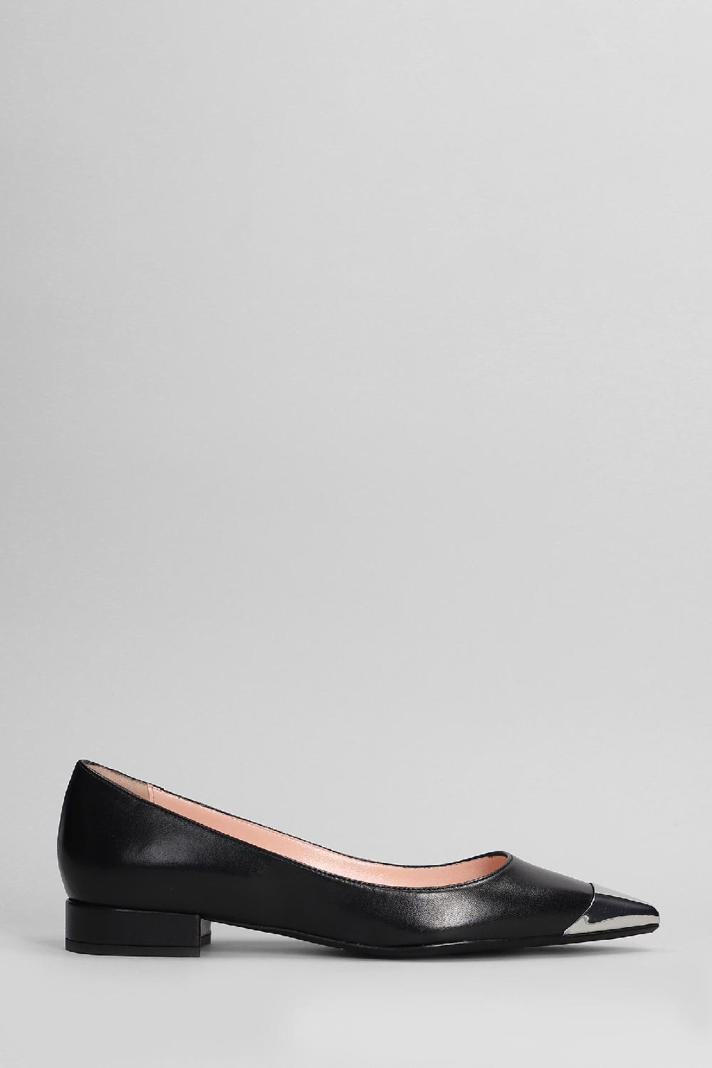 Deliberti Anna F. Ballerine in pelle nera cod. 405951 - Deliberti The Luxury Shopping