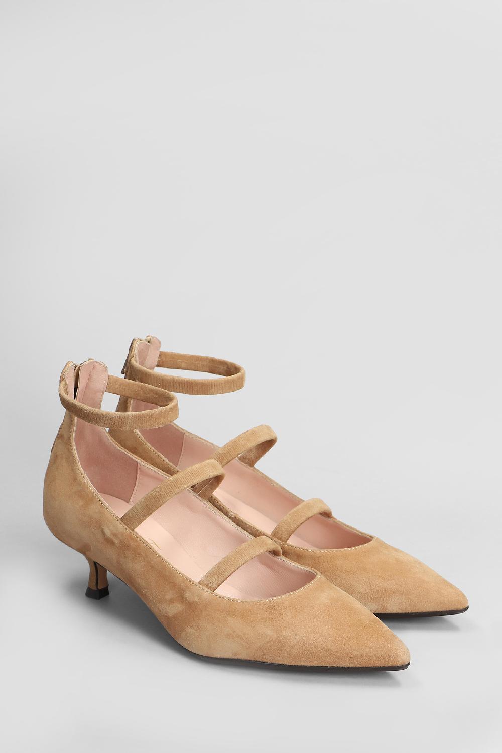 Deliberti Anna F. Decollete In Camoscio Cammello Cod. 408739 - Deliberti The Luxury Shopping