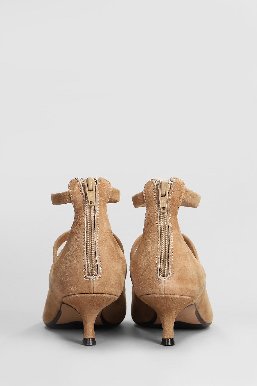 Deliberti Anna F. Decollete In Camoscio Cammello Cod. 408739 - Deliberti The Luxury Shopping