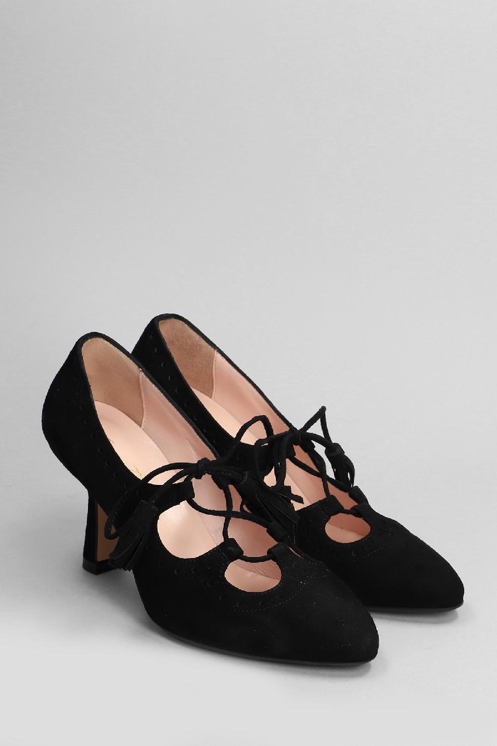 Deliberti Anna F. Decollete In Camoscio Nero Cod. 407443 - Deliberti The Luxury Shopping