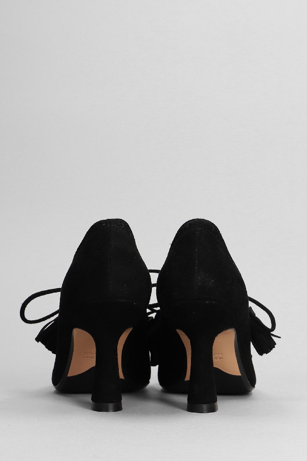 Deliberti Anna F. Decollete In Camoscio Nero Cod. 407443 - Deliberti The Luxury Shopping