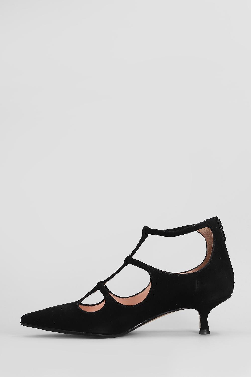 Deliberti Anna F. Decollete In Camoscio Nero Cod. 407634 - Deliberti The Luxury Shopping