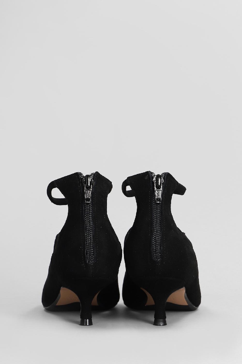 Deliberti Anna F. Decollete In Camoscio Nero Cod. 407634 - Deliberti The Luxury Shopping