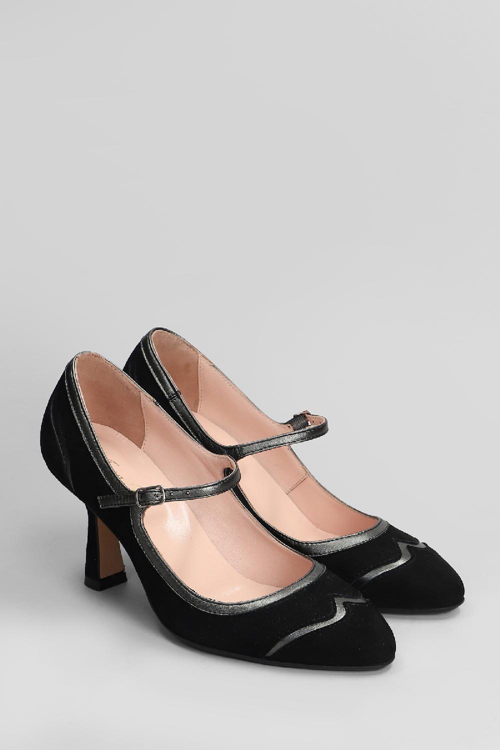 Deliberti Anna F. Decollete In Camoscio Nero Cod. 407639 - Deliberti The Luxury Shopping