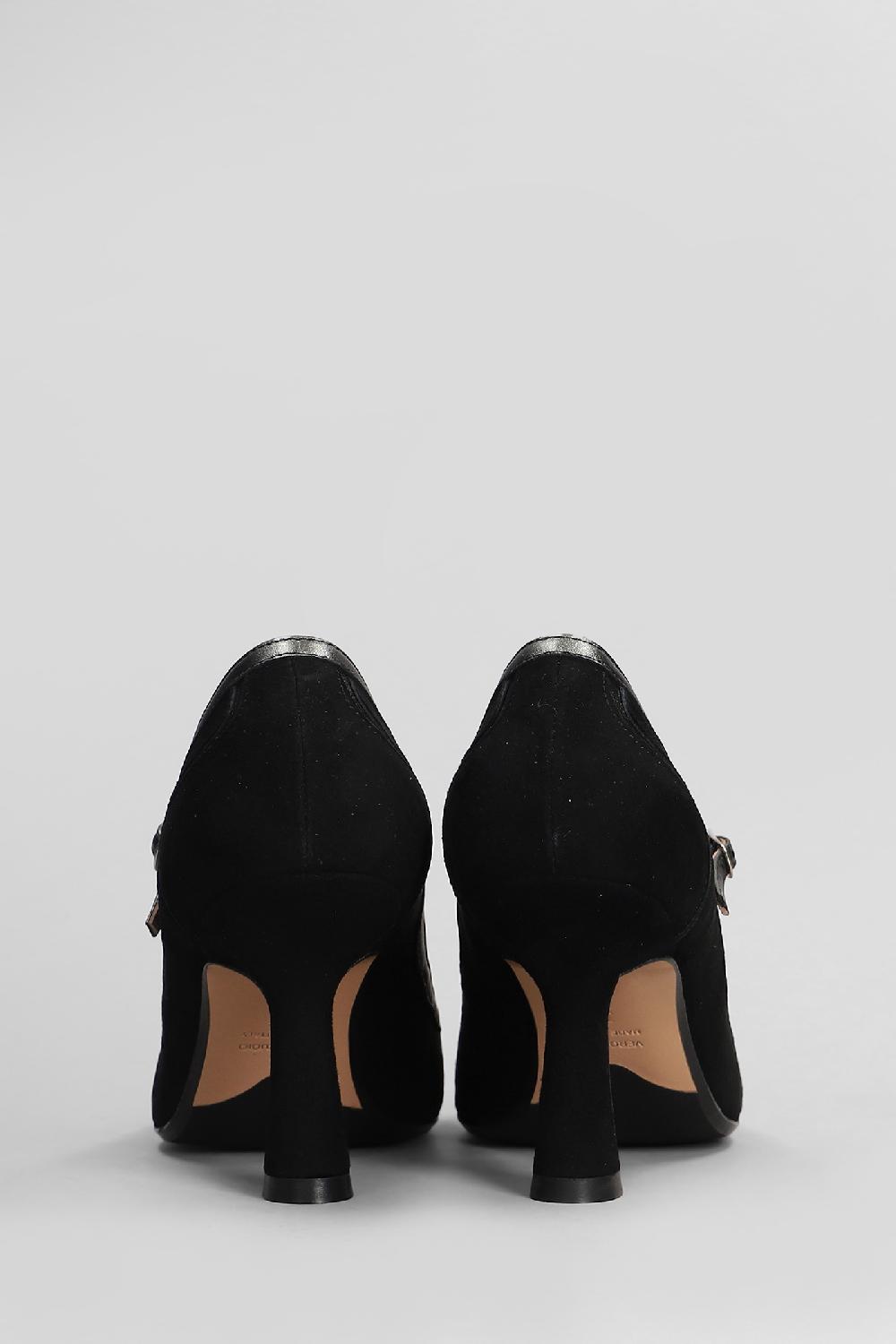 Deliberti Anna F. Decollete In Camoscio Nero Cod. 407639 - Deliberti The Luxury Shopping