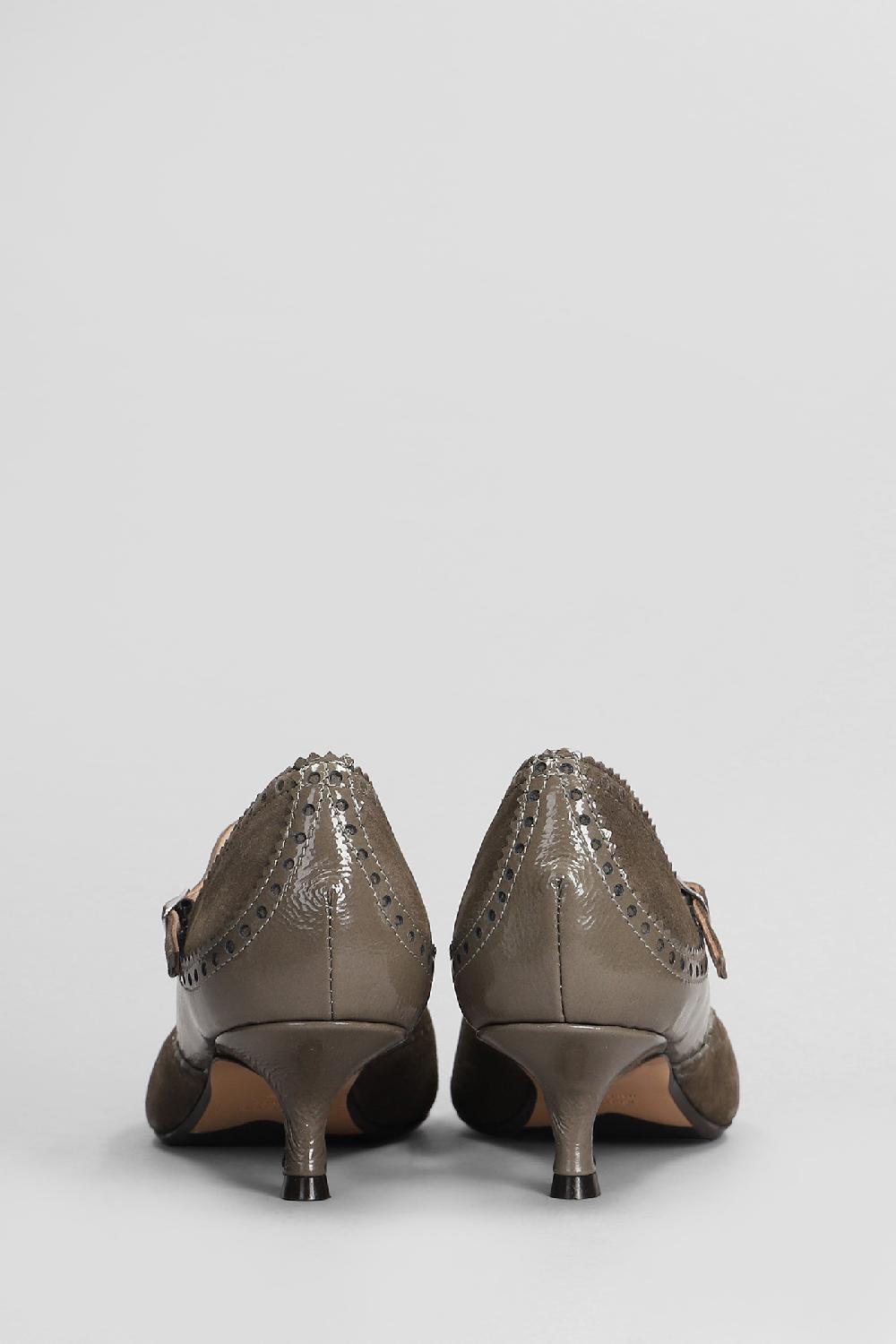 Deliberti Anna F. Decollete In Camoscio Taupe Cod. 407444 - Deliberti The Luxury Shopping