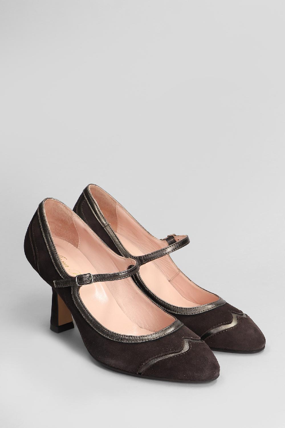 Deliberti Anna F. Decollete In Camoscio Testa Di Moro Cod. 407438 - Deliberti The Luxury Shopping