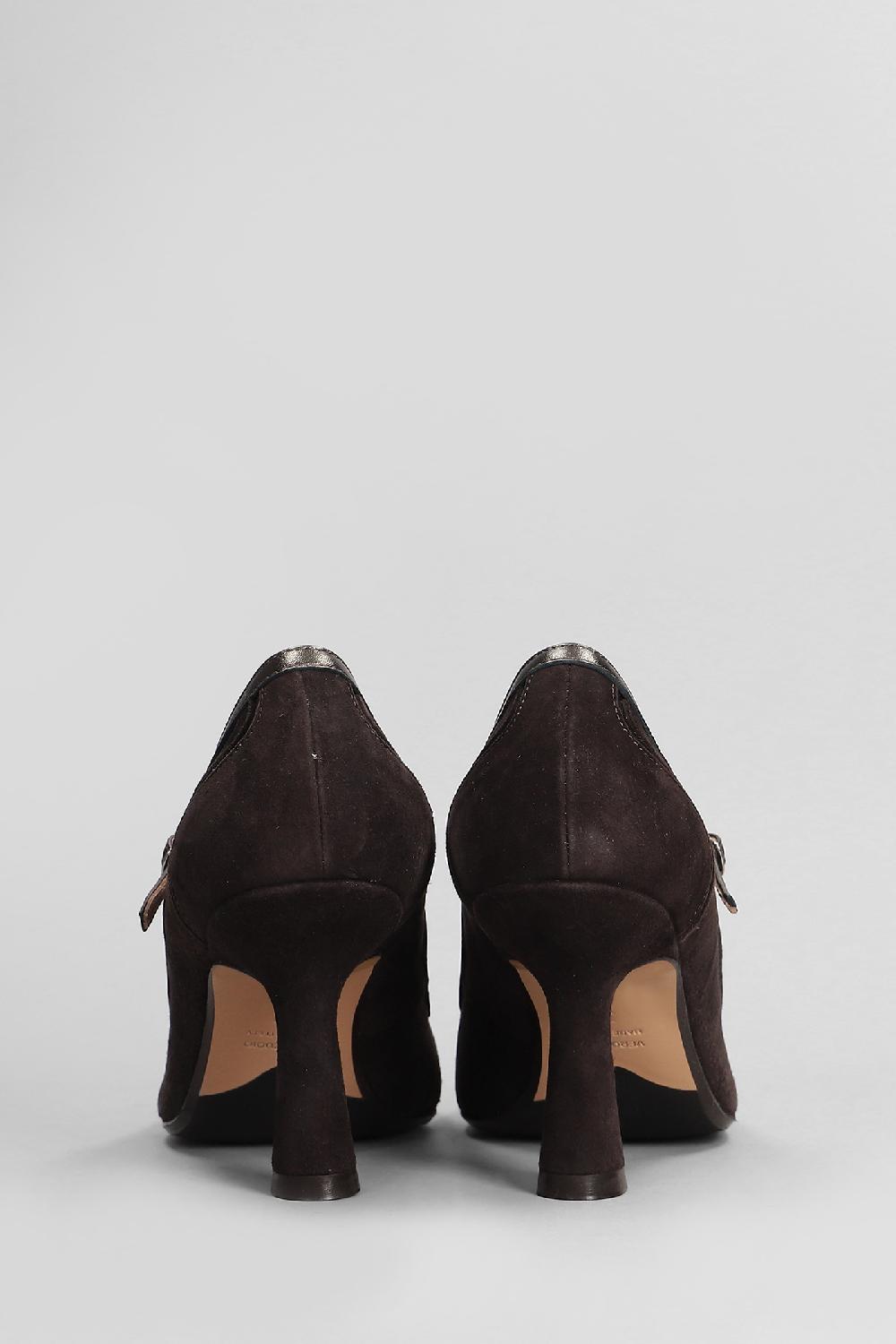 Deliberti Anna F. Decollete In Camoscio Testa Di Moro Cod. 407438 - Deliberti The Luxury Shopping