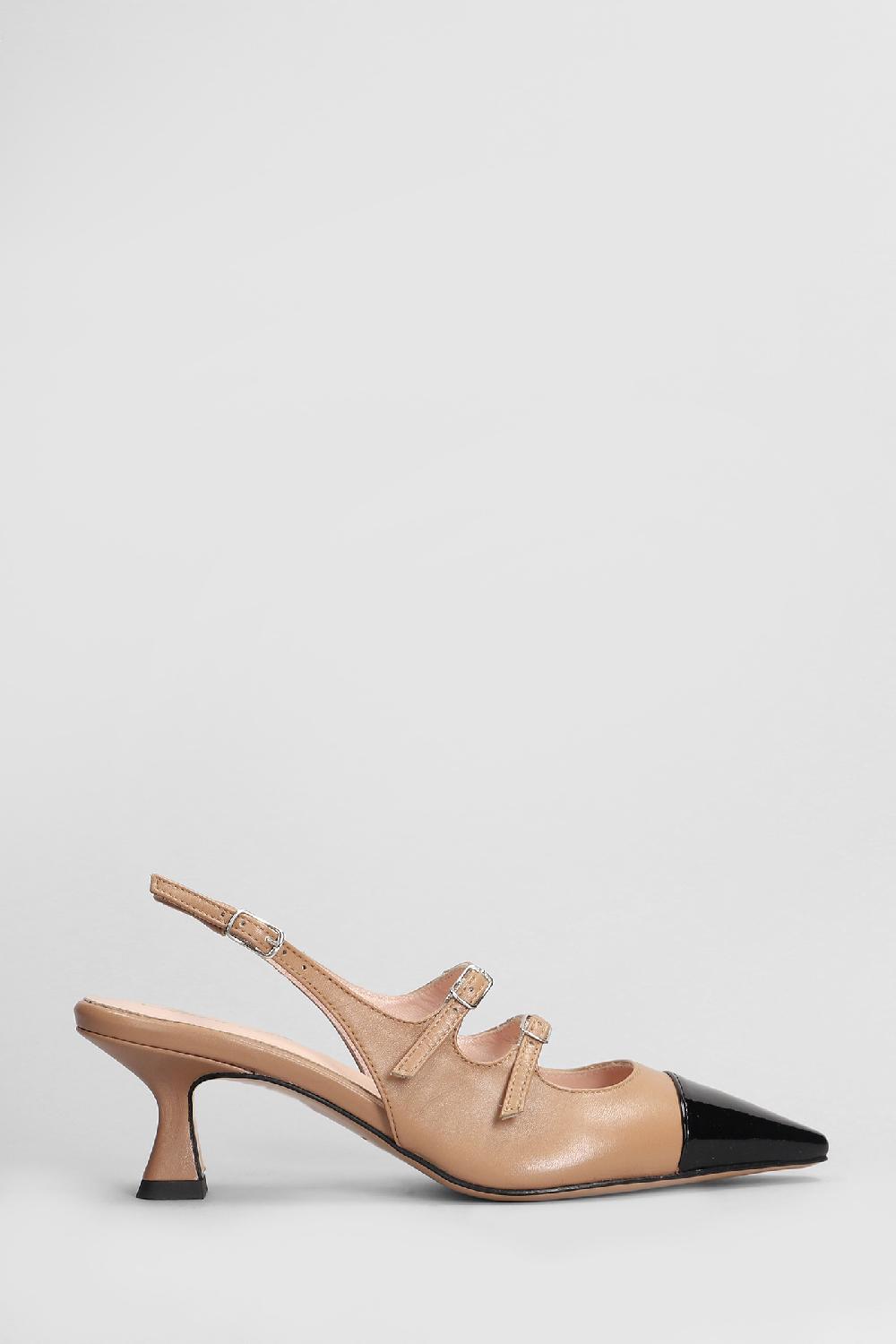 Deliberti Anna F. Decollete in pelle cammello cod. 407638 - Deliberti The Luxury Shopping