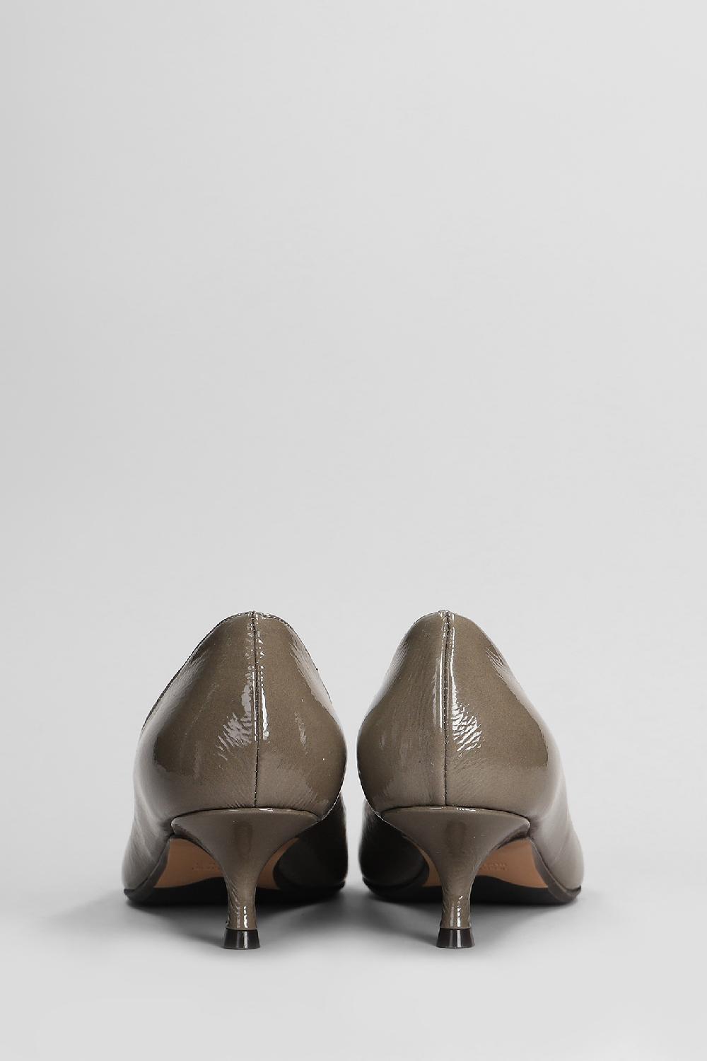 Deliberti Anna F. Decollete In Pelle Khaki Cod. 407442 - Deliberti The Luxury Shopping