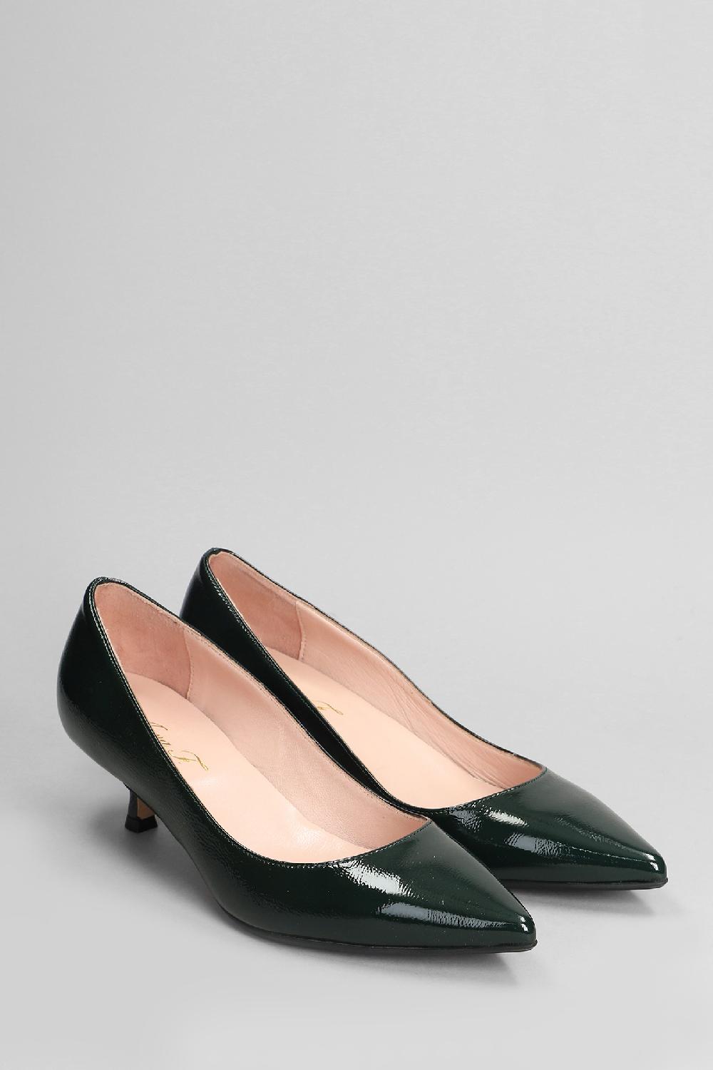 Deliberti Anna F. Decollete In Pelle Verde Cod. 404814 - Deliberti The Luxury Shopping