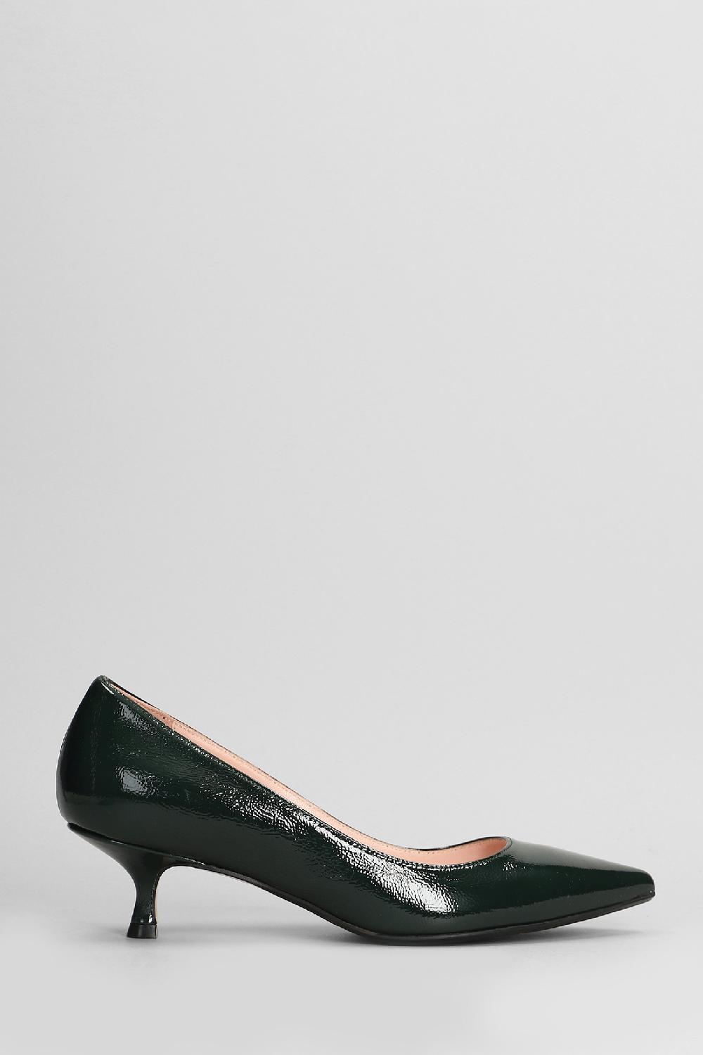 Deliberti Anna F. Decollete in pelle verde cod. 404814 - Deliberti The Luxury Shopping