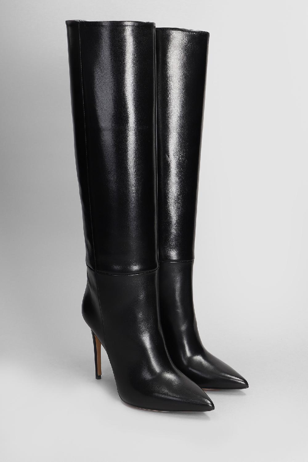 Deliberti Anna F. Stivali Tacco Alto In Pelle Nera Cod. 408538 - Deliberti The Luxury Shopping