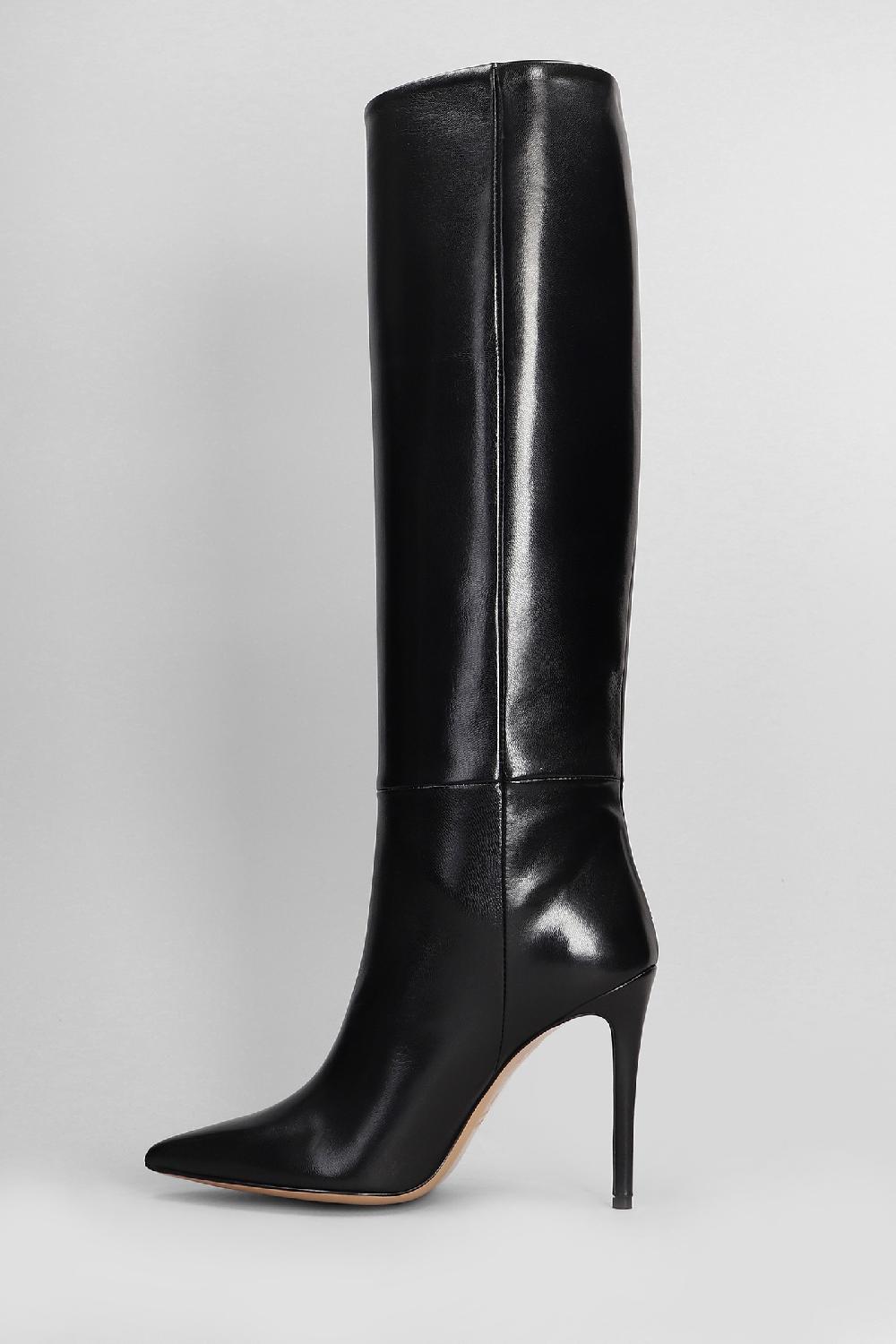 Deliberti Anna F. Stivali Tacco Alto In Pelle Nera Cod. 408538 - Deliberti The Luxury Shopping