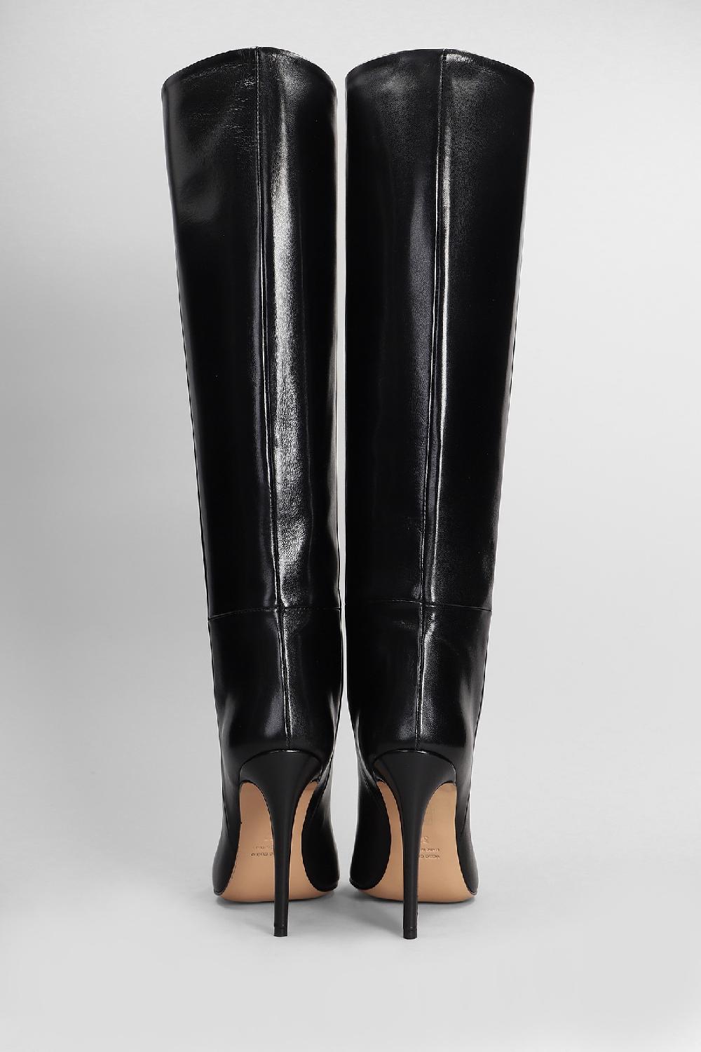 Deliberti Anna F. Stivali Tacco Alto In Pelle Nera Cod. 408538 - Deliberti The Luxury Shopping