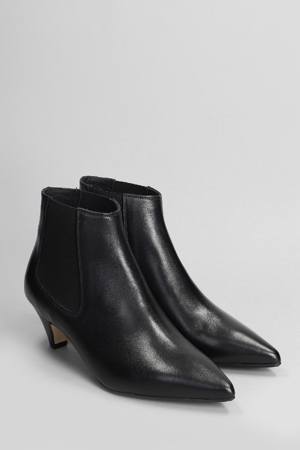 Deliberti Anna F. Tronchetti Tacco Alto In Pelle Nera Cod. 404810 - Deliberti The Luxury Shopping