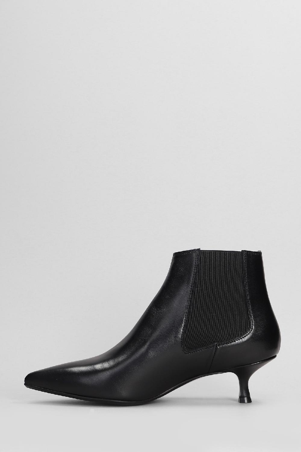 Deliberti Anna F. Tronchetti Tacco Alto In Pelle Nera Cod. 404809 - Deliberti The Luxury Shopping