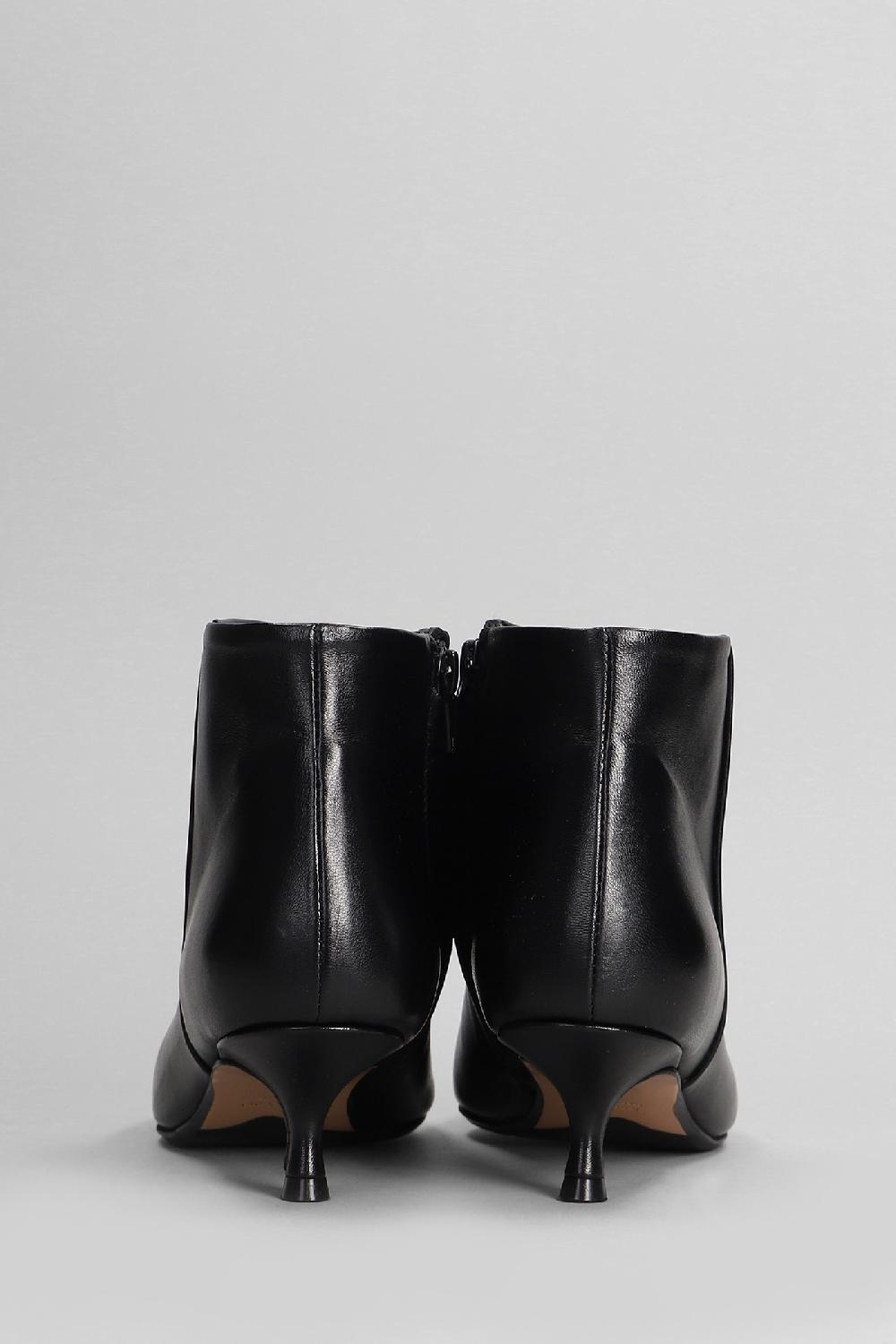 Deliberti Anna F. Tronchetti Tacco Alto In Pelle Nera Cod. 405952 - Deliberti The Luxury Shopping