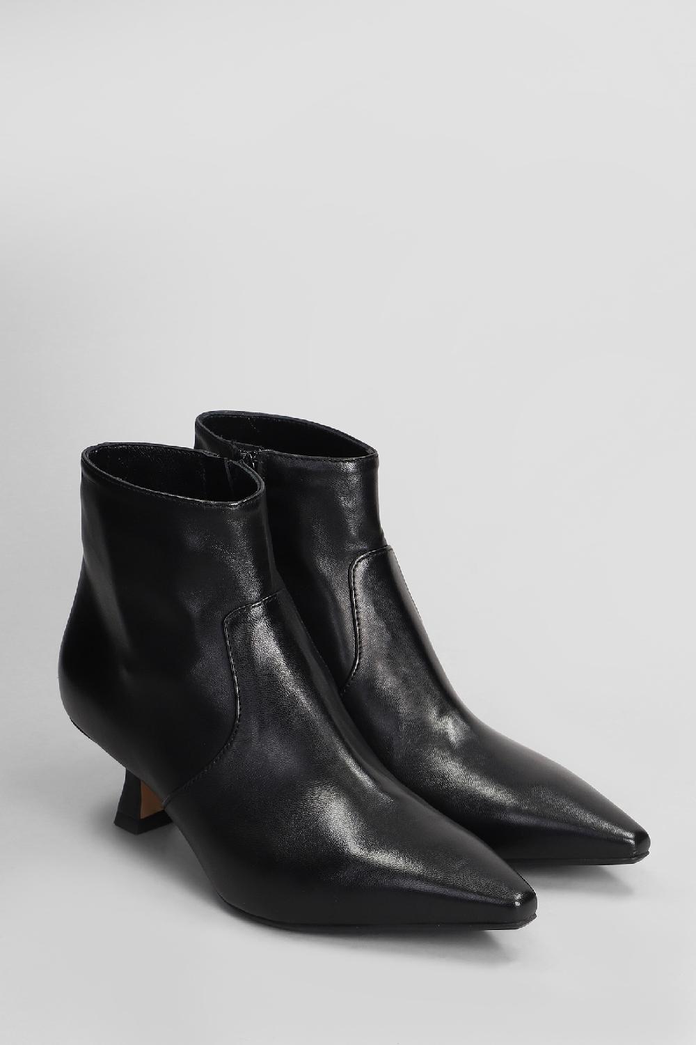 Deliberti Anna F. Tronchetti Tacco Alto In Pelle Nera Cod. 407440 - Deliberti The Luxury Shopping