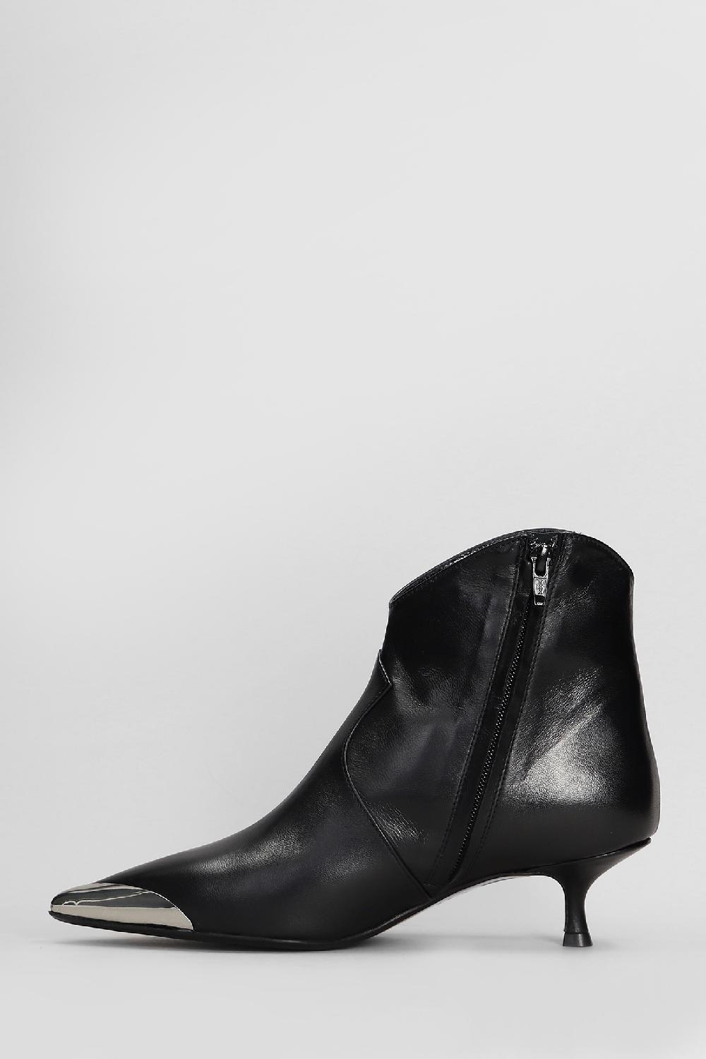 Deliberti Anna F. Tronchetti Tacco Alto In Pelle Nera Cod. 407437 - Deliberti The Luxury Shopping