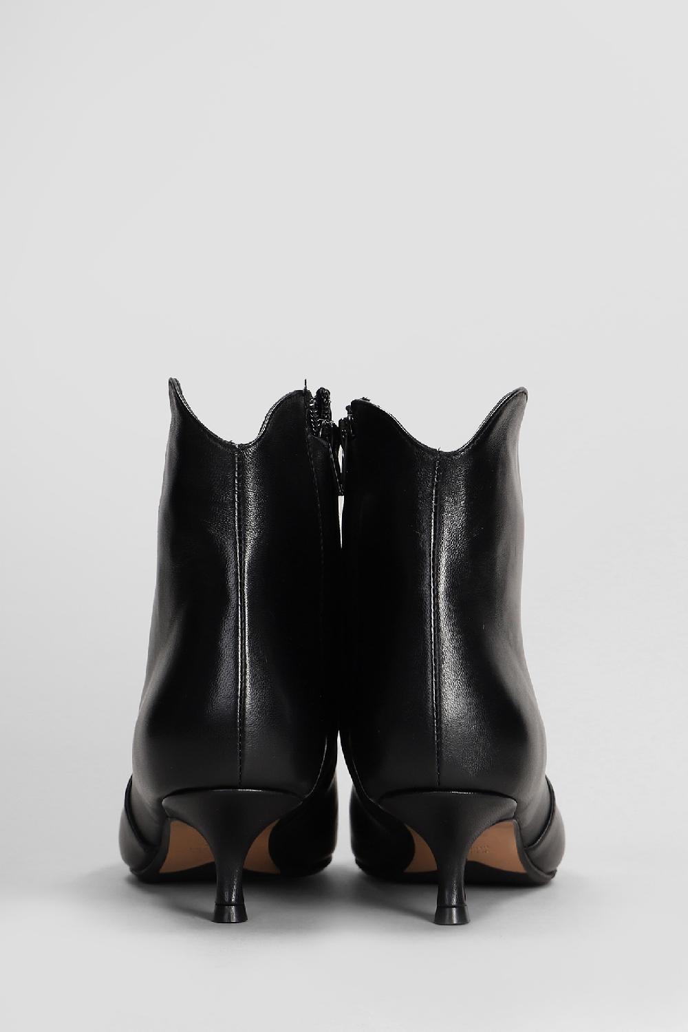 Deliberti Anna F. Tronchetti Tacco Alto In Pelle Nera Cod. 407437 - Deliberti The Luxury Shopping