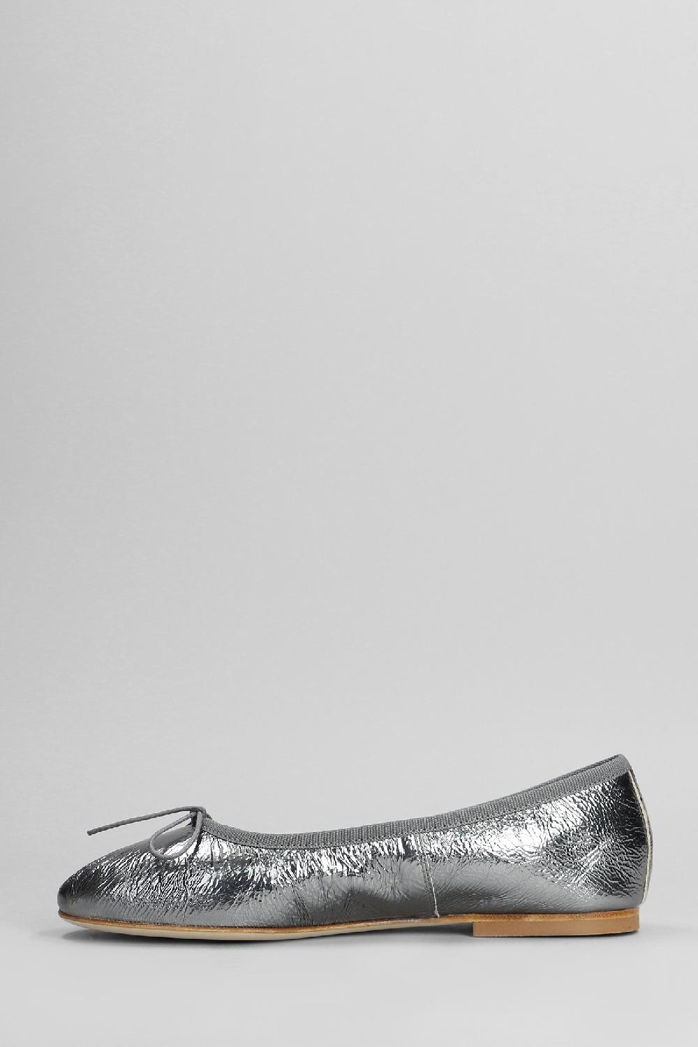 Deliberti Anniel Ballerine In Pelle Argento Cod. 402960 - Deliberti The Luxury Shopping