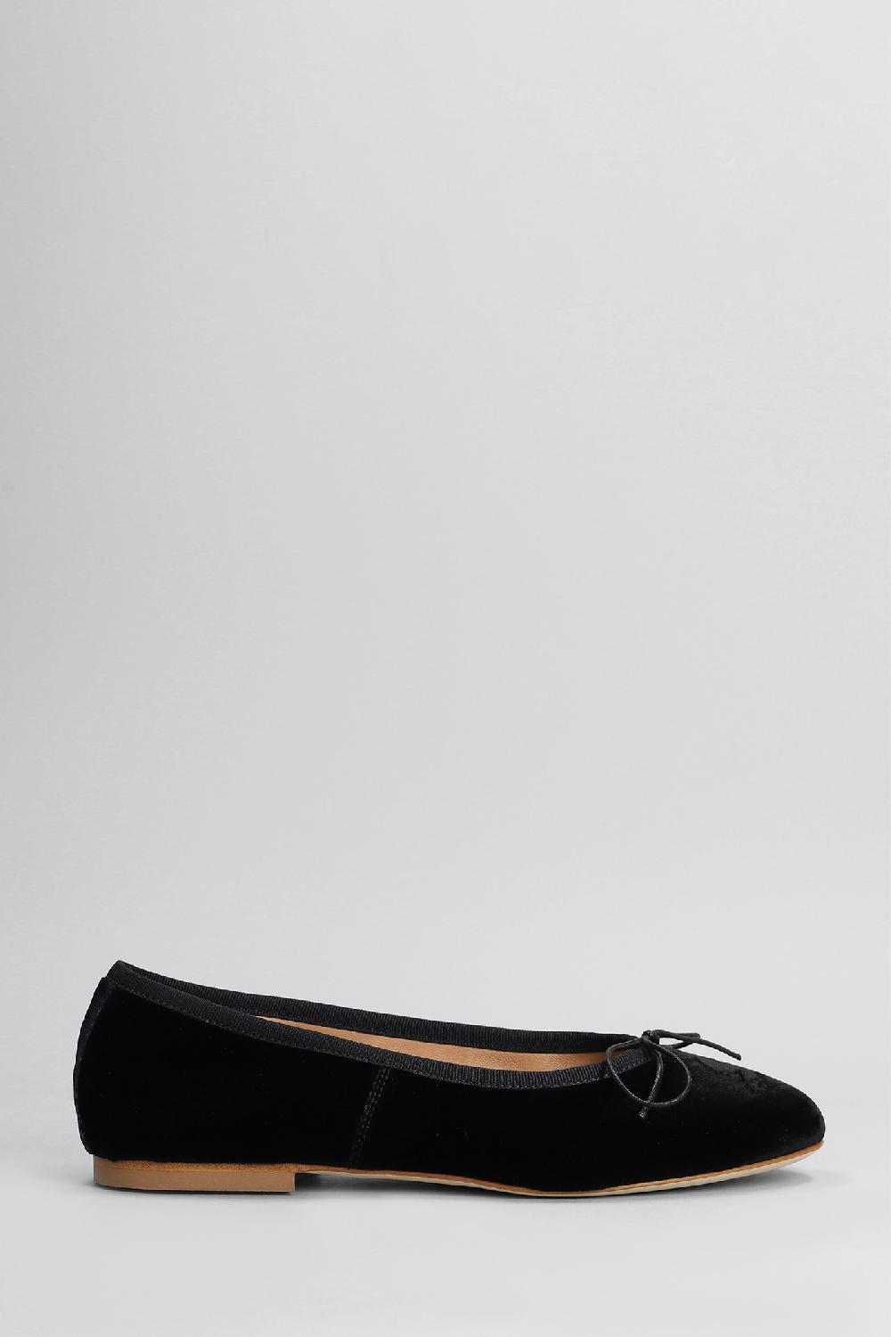 Deliberti Anniel Ballerine in velluto nero cod. 402959 - Deliberti The Luxury Shopping