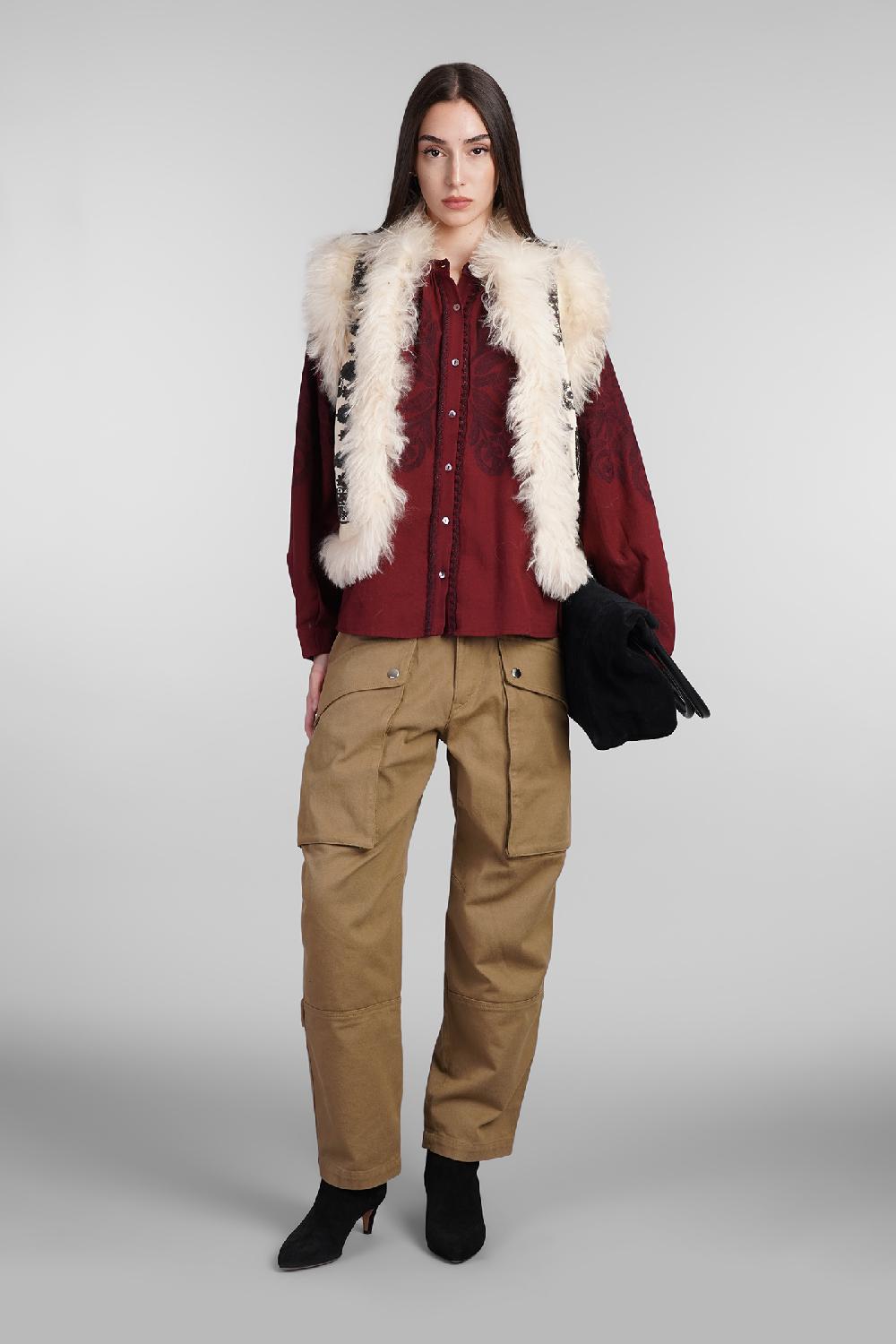 Deliberti Antik Batik Camicia Eglantine In Cotone Bordeaux Cod. 406692 - Deliberti The Luxury Shopping