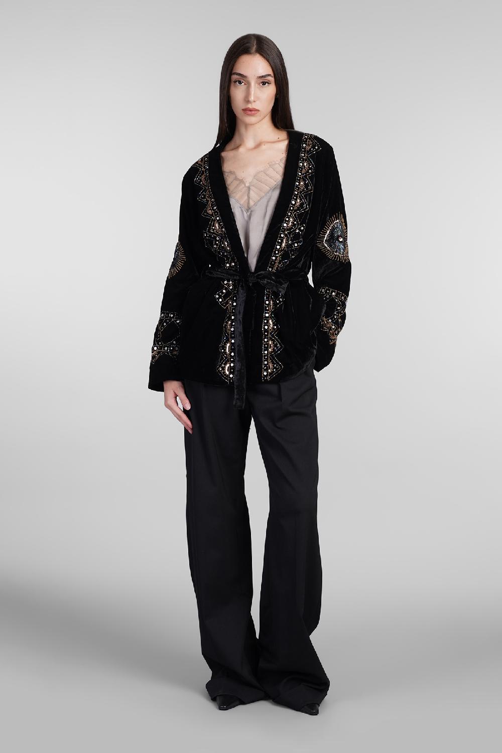 Deliberti Antik Batik Giacca Casual Illuminati In Nylon Nero Cod. 406694 - Deliberti The Luxury Shopping