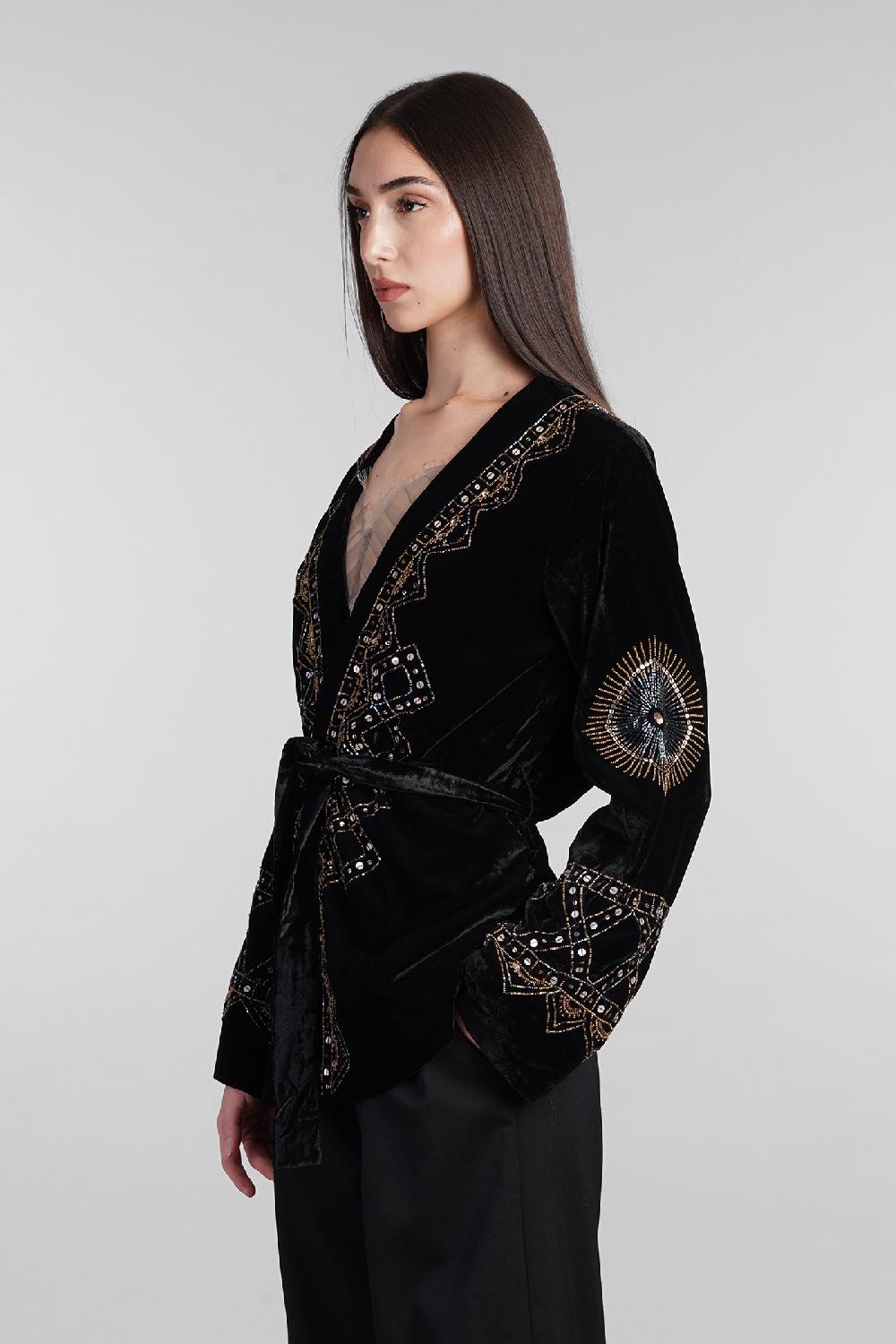 Deliberti Antik Batik Giacca Casual Illuminati In Nylon Nero Cod. 406694 - Deliberti The Luxury Shopping