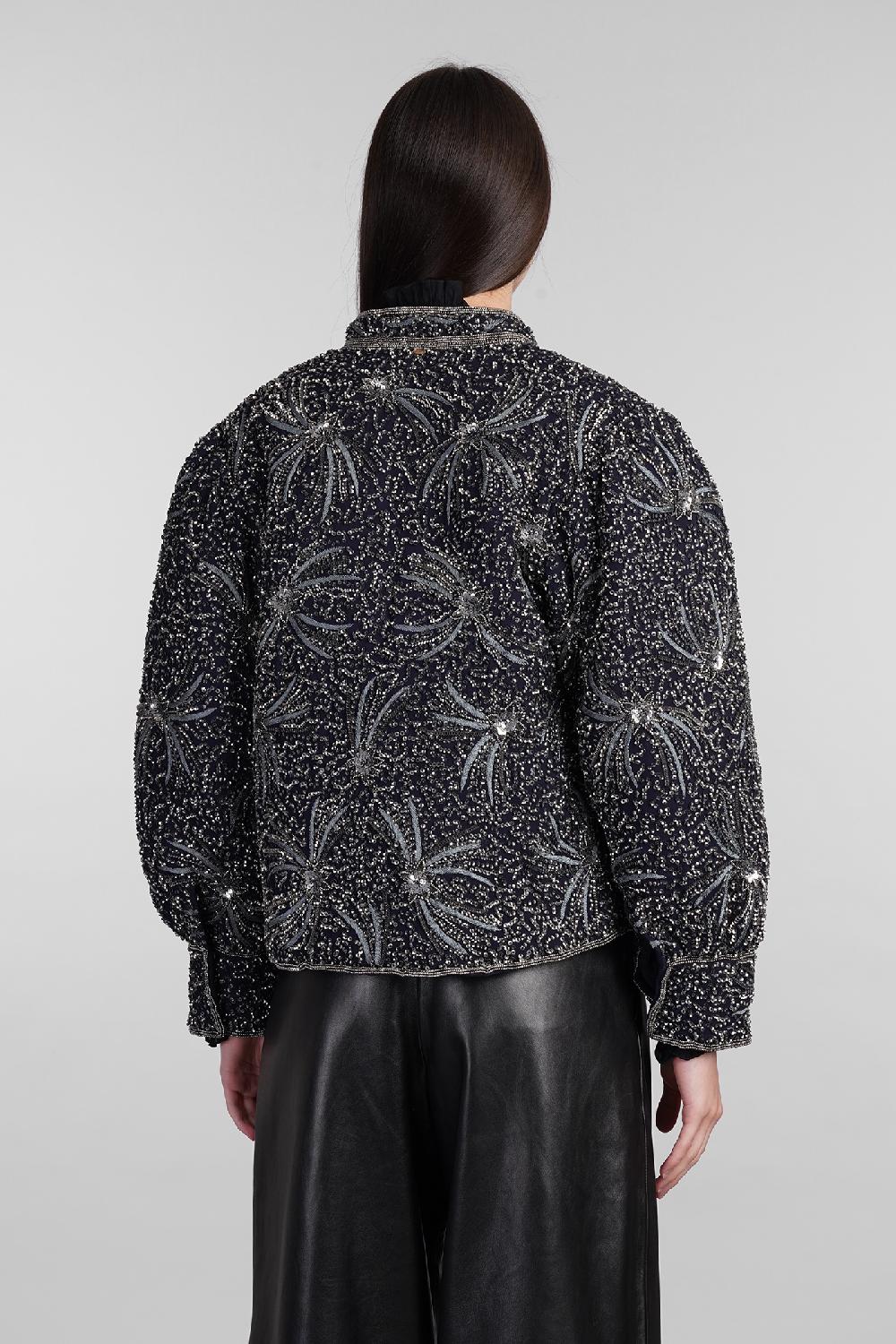 Deliberti Antik Batik Giacca Casual Matari In Viscosa Blu Cod. 406695 - Deliberti The Luxury Shopping