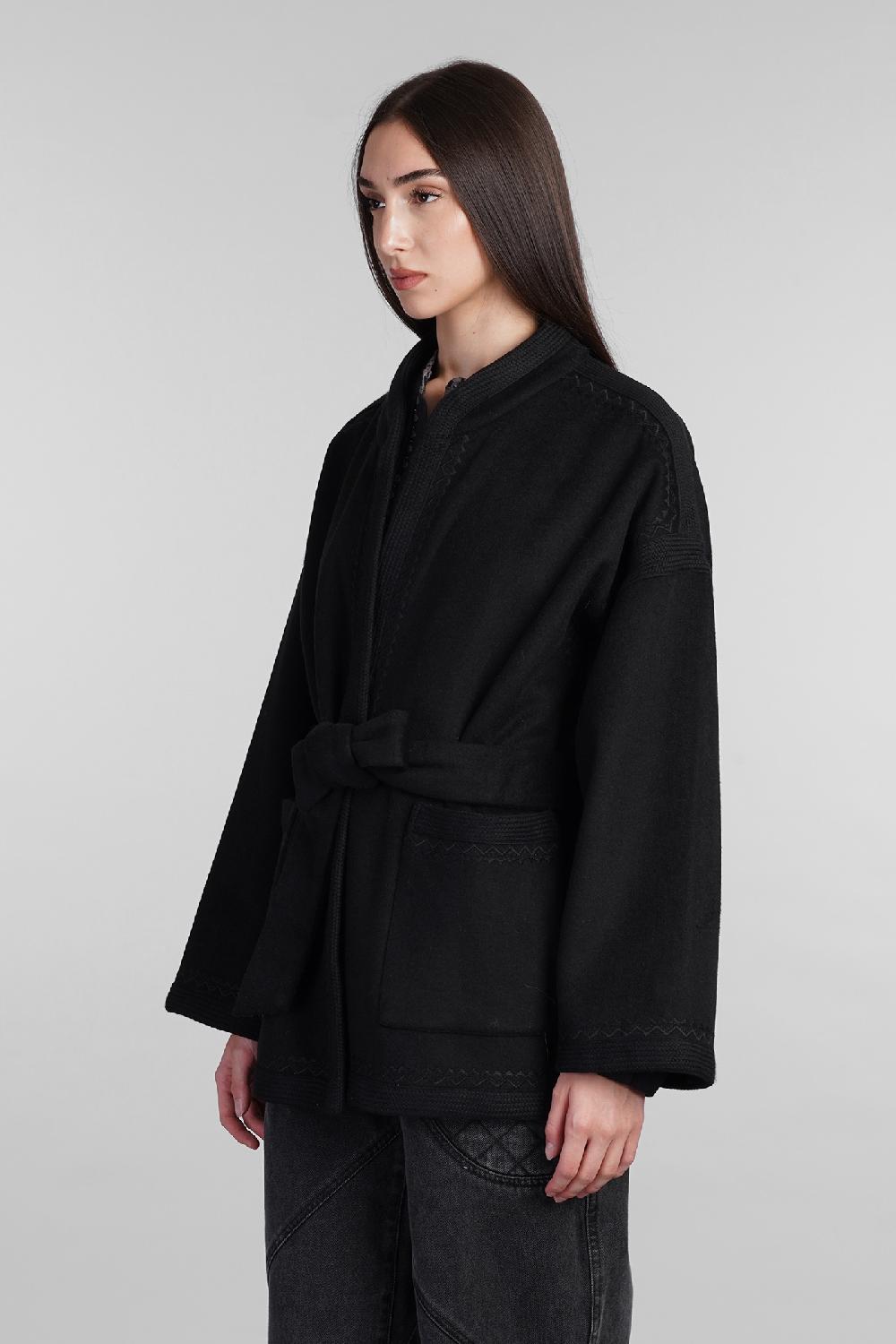 Deliberti Antik Batik Giacca Casual William In Lana Nera Cod. 406708 - Deliberti The Luxury Shopping