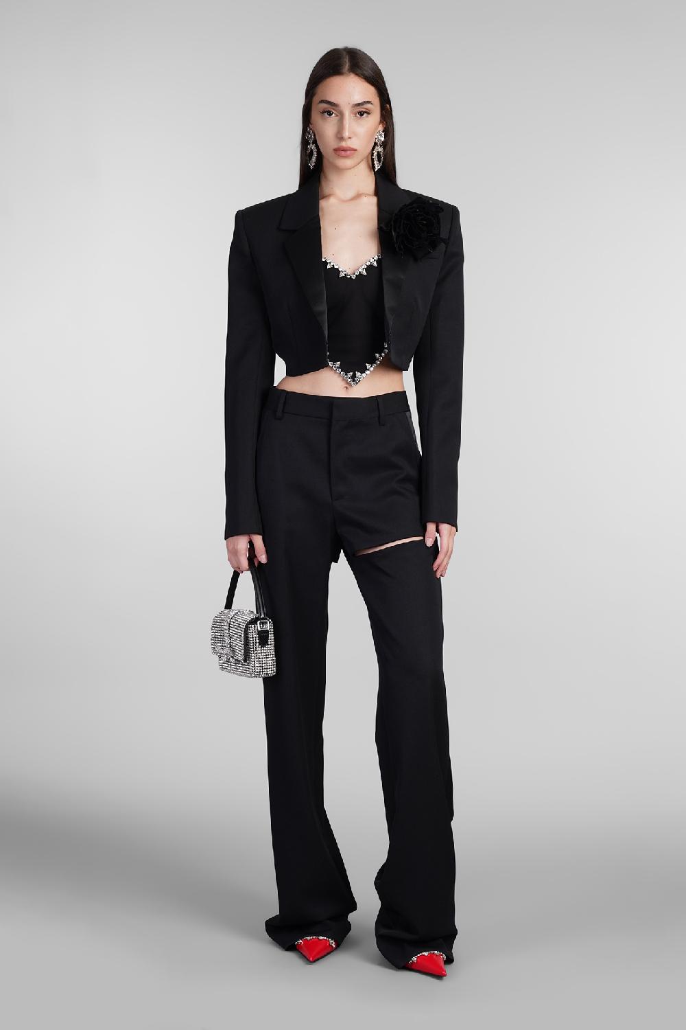 Deliberti Area Blazer In Lana Nera Cod. 406963 - Deliberti The Luxury Shopping