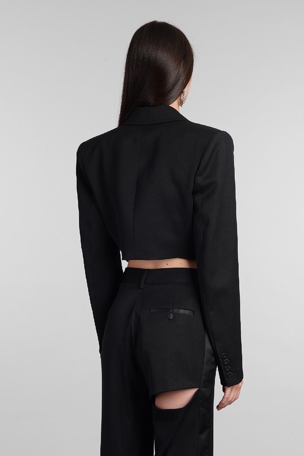 Deliberti Area Blazer In Lana Nera Cod. 406963 - Deliberti The Luxury Shopping