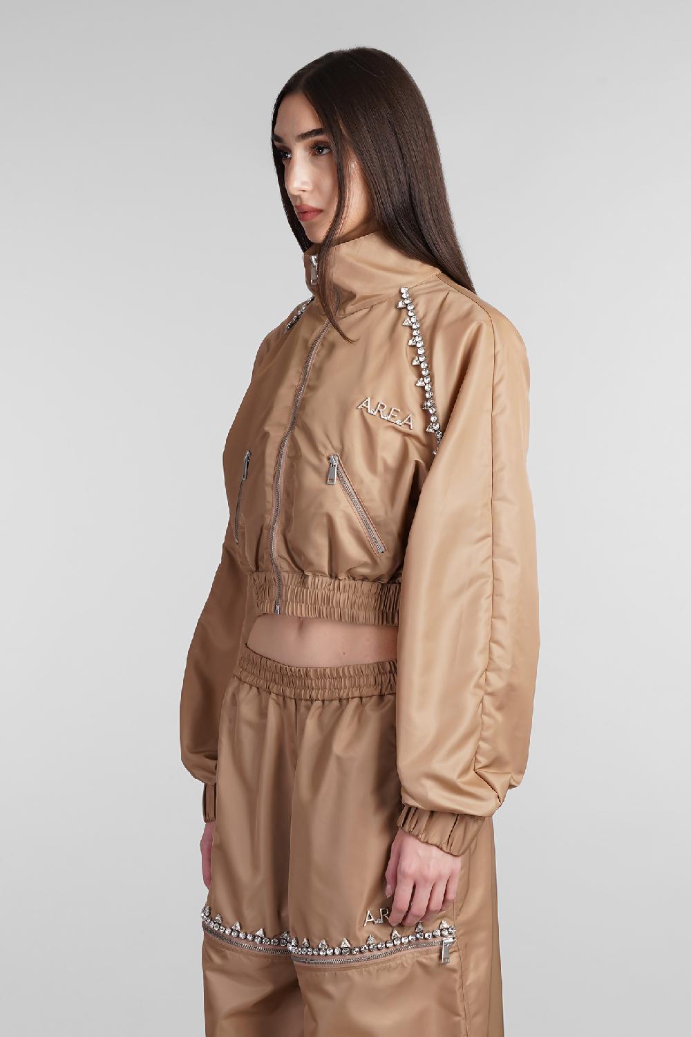 Deliberti Area Giacca Casual In Nylon Beige Cod. 409265 - Deliberti The Luxury Shopping