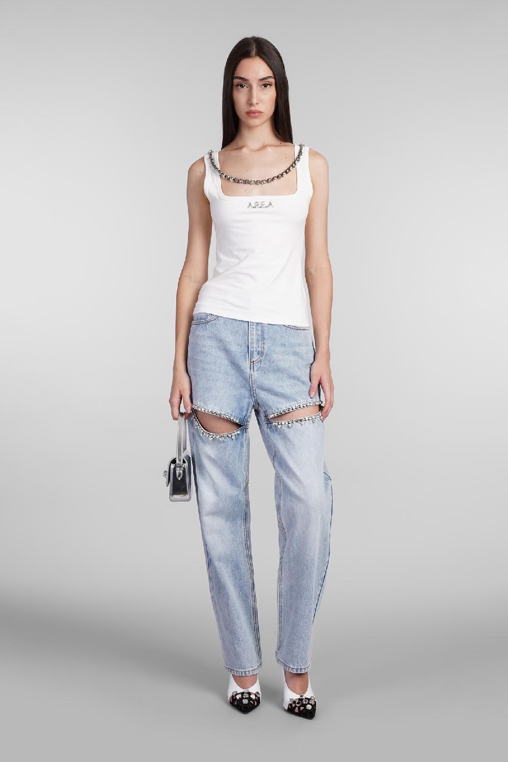 Deliberti Area Jeans In Denim Celeste Cod. 406966 - Deliberti The Luxury Shopping