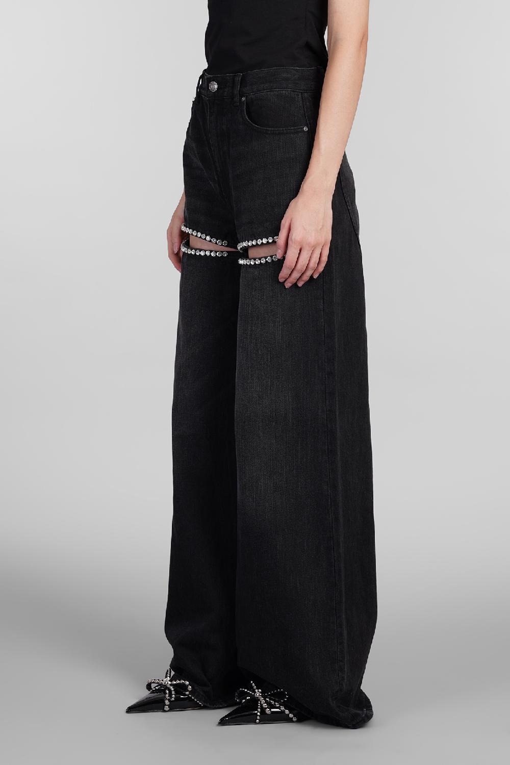 Deliberti Area Jeans In Denim Nero Cod. 406954 - Deliberti The Luxury Shopping