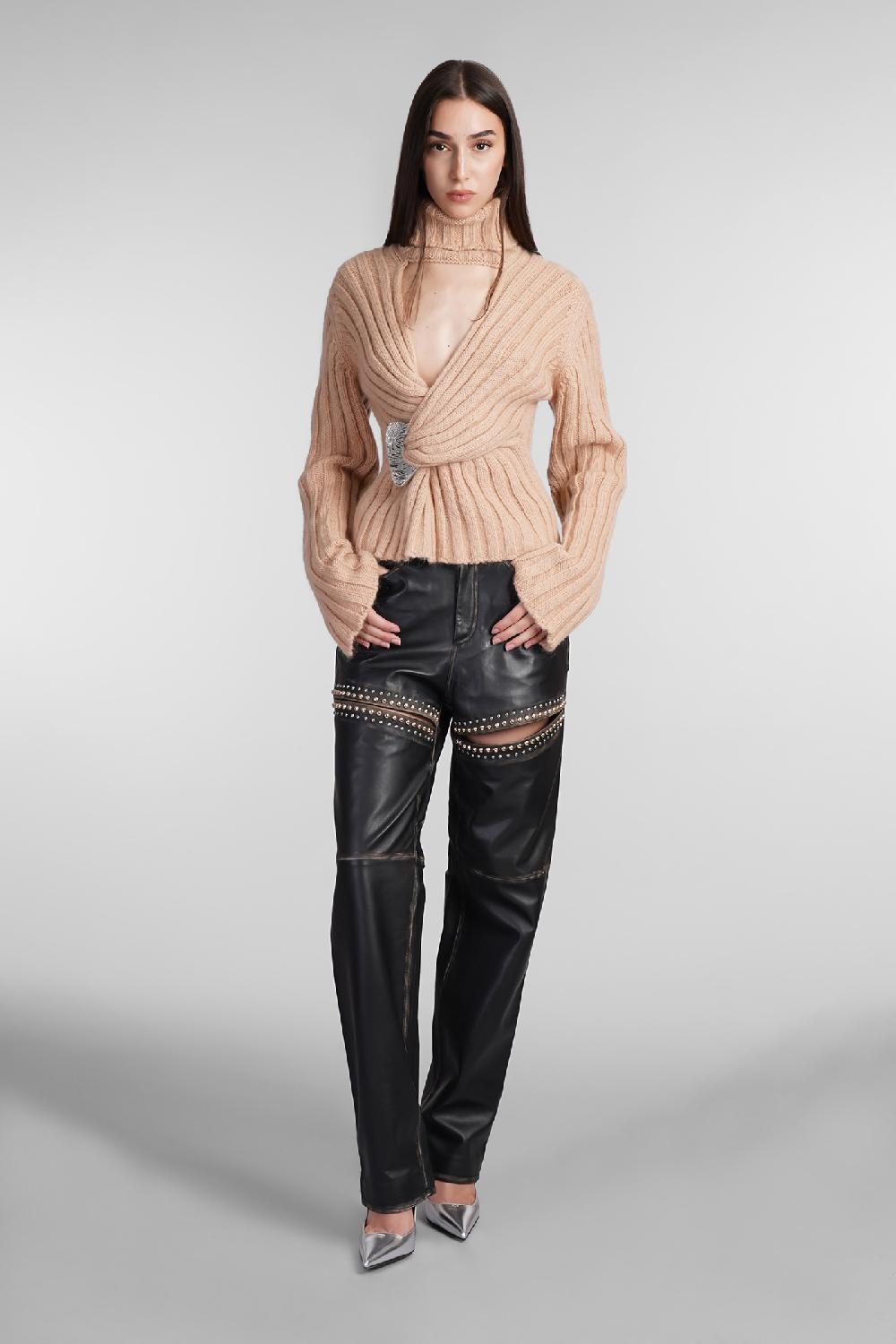 Deliberti Area Maglia In Acrilico Beige Cod. 409262 - Deliberti The Luxury Shopping