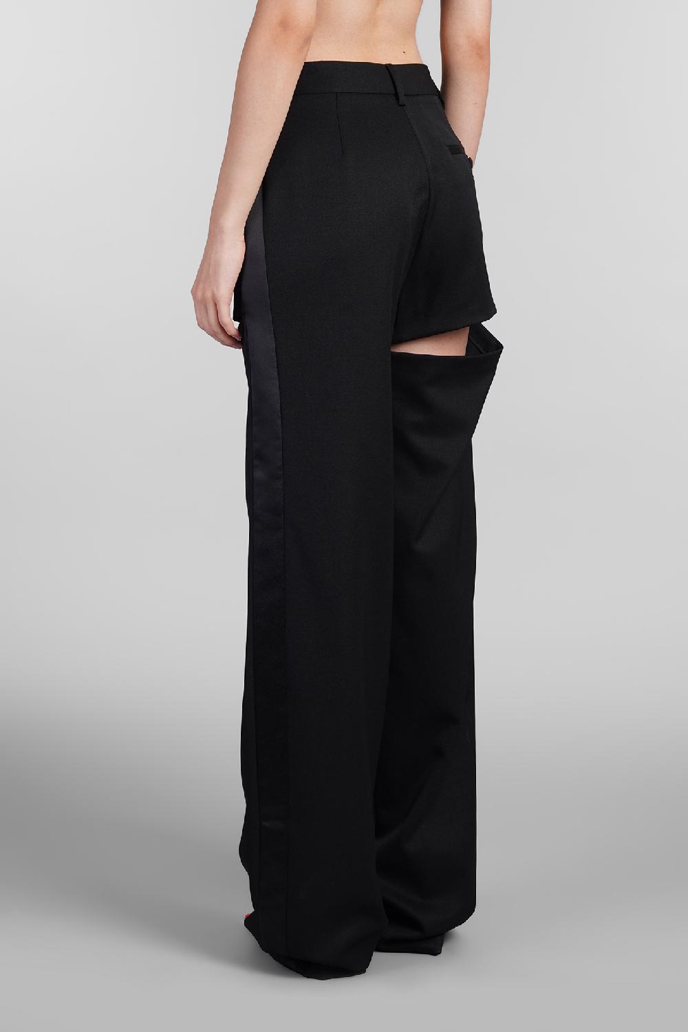 Deliberti Area Pantalone In Lana Nera Cod. 406962 - Deliberti The Luxury Shopping