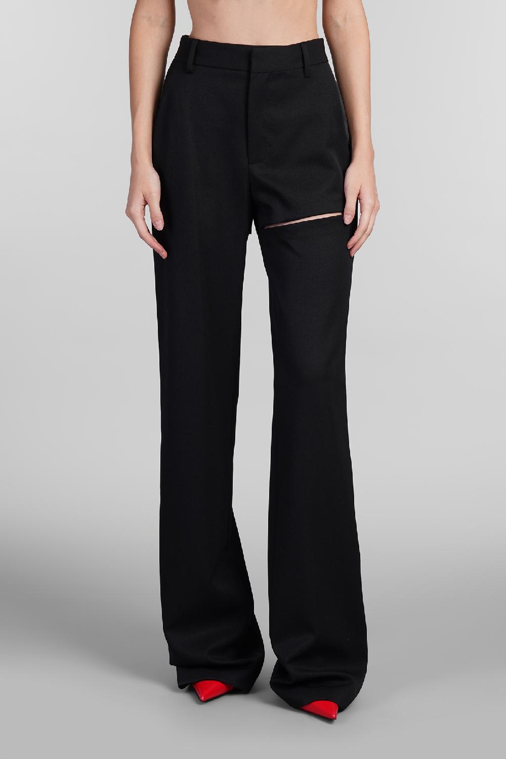 Deliberti Area Pantalone in lana nera cod. 406962 - Deliberti The Luxury Shopping